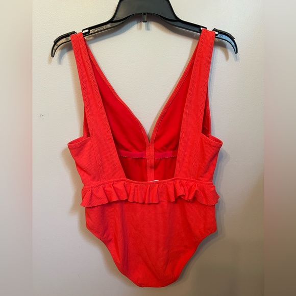Jessica Simpson One Piece Ruffle Waist Swimsuit - Picture 4 of 8